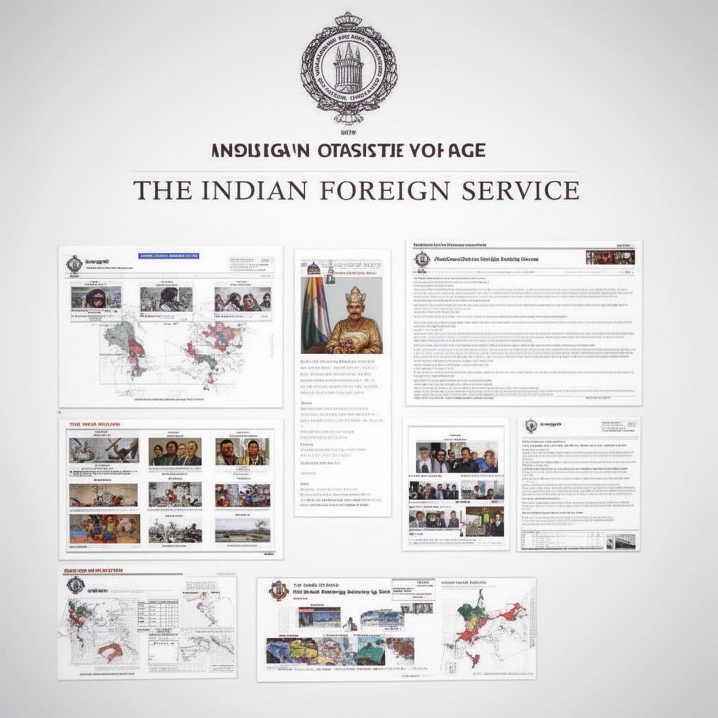 AI-generated illustration of Indian Foreign Service