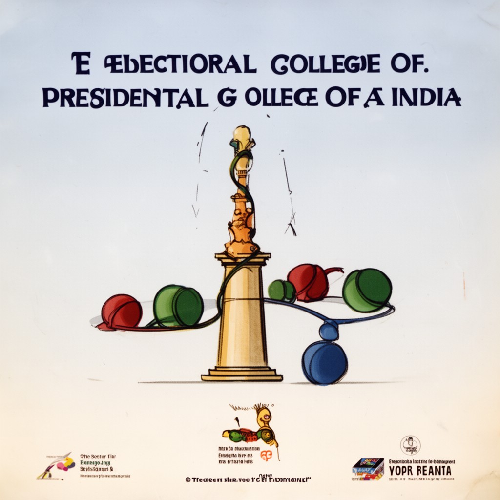 AI-generated illustration of Electoral College of India