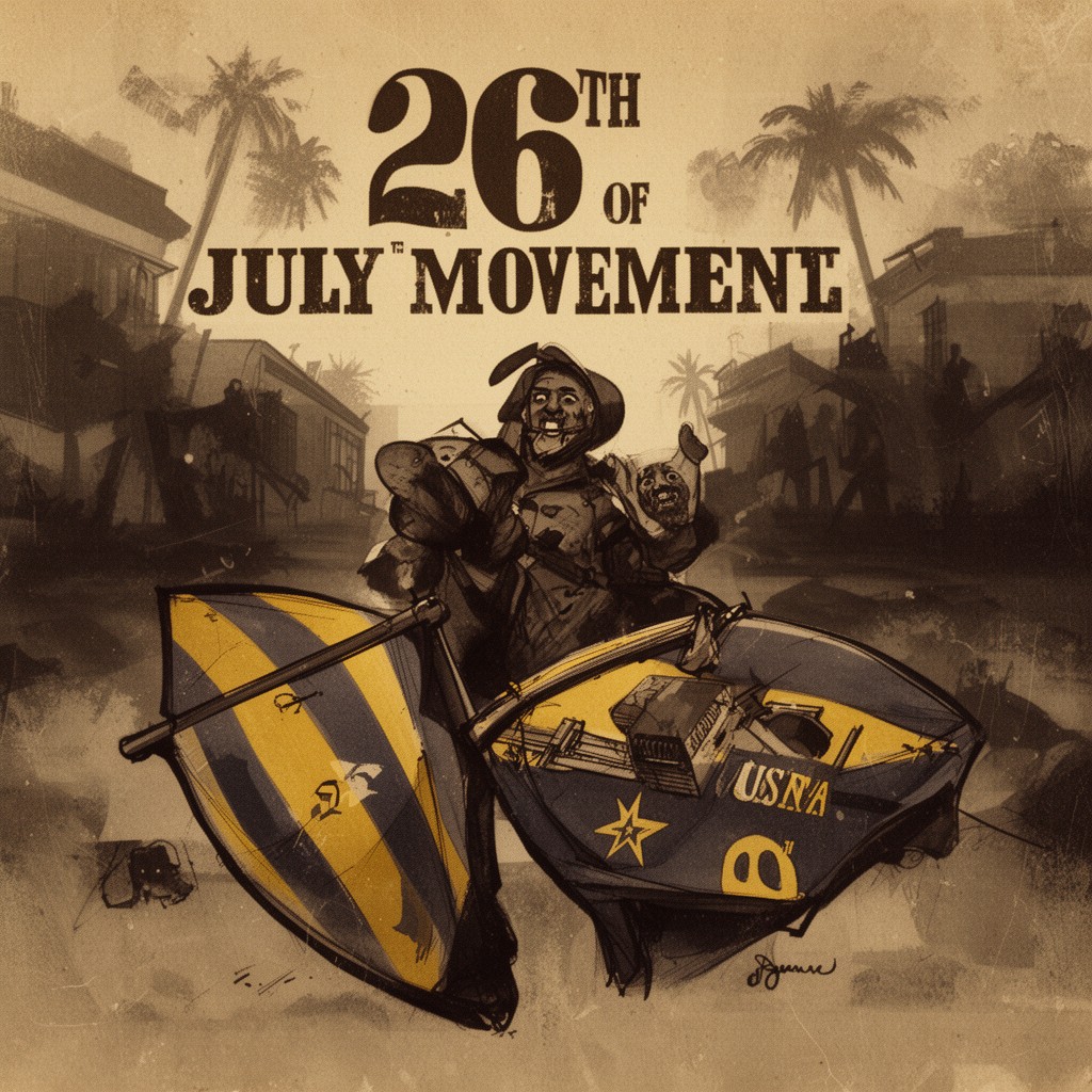 AI-generated illustration of 26th of July Movement