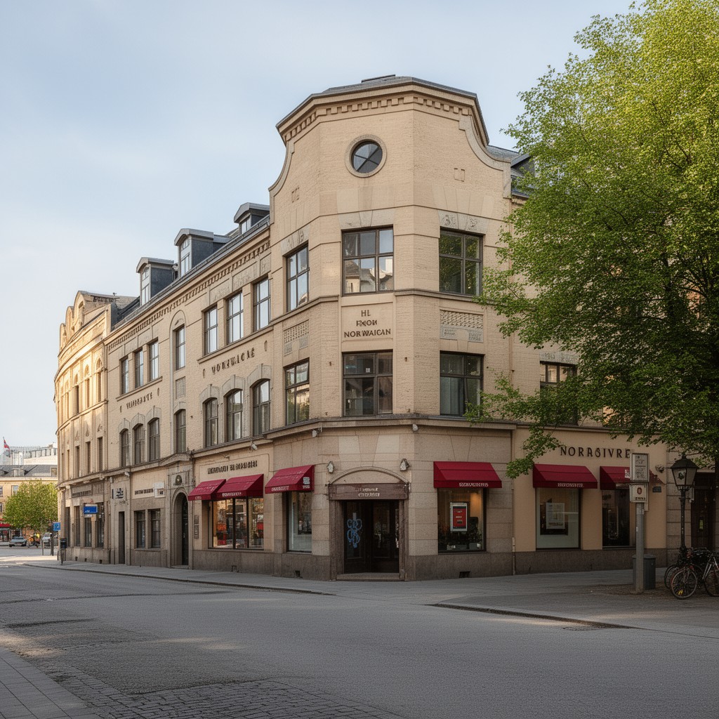 AI-generated illustration of Norwegian consulates
