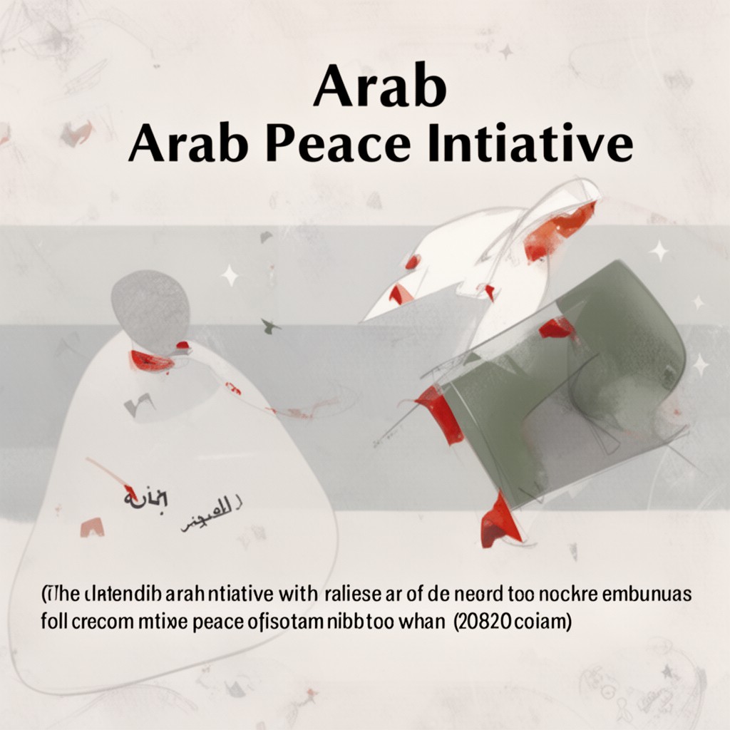 AI-generated illustration of Arab Peace Initiative
