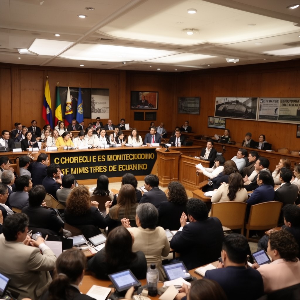 AI-generated illustration of Council of Ministers of Ecuador