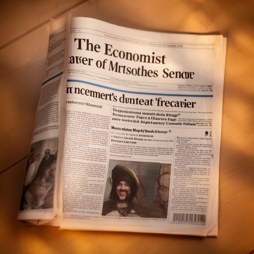 AI-generated illustration of The Economist