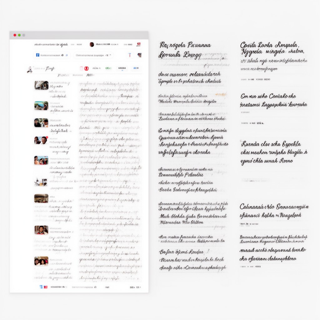 AI-generated illustration of Gela language