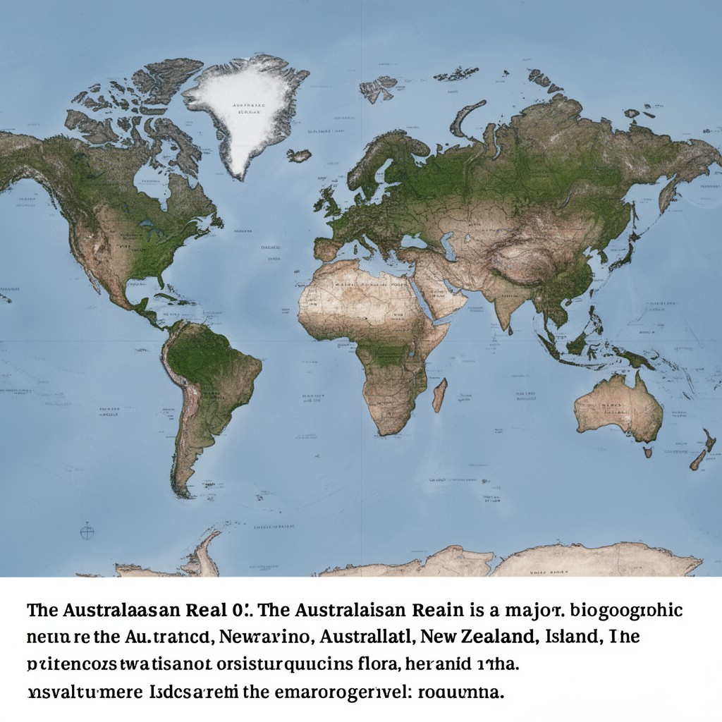 AI-generated illustration of Australasian realm