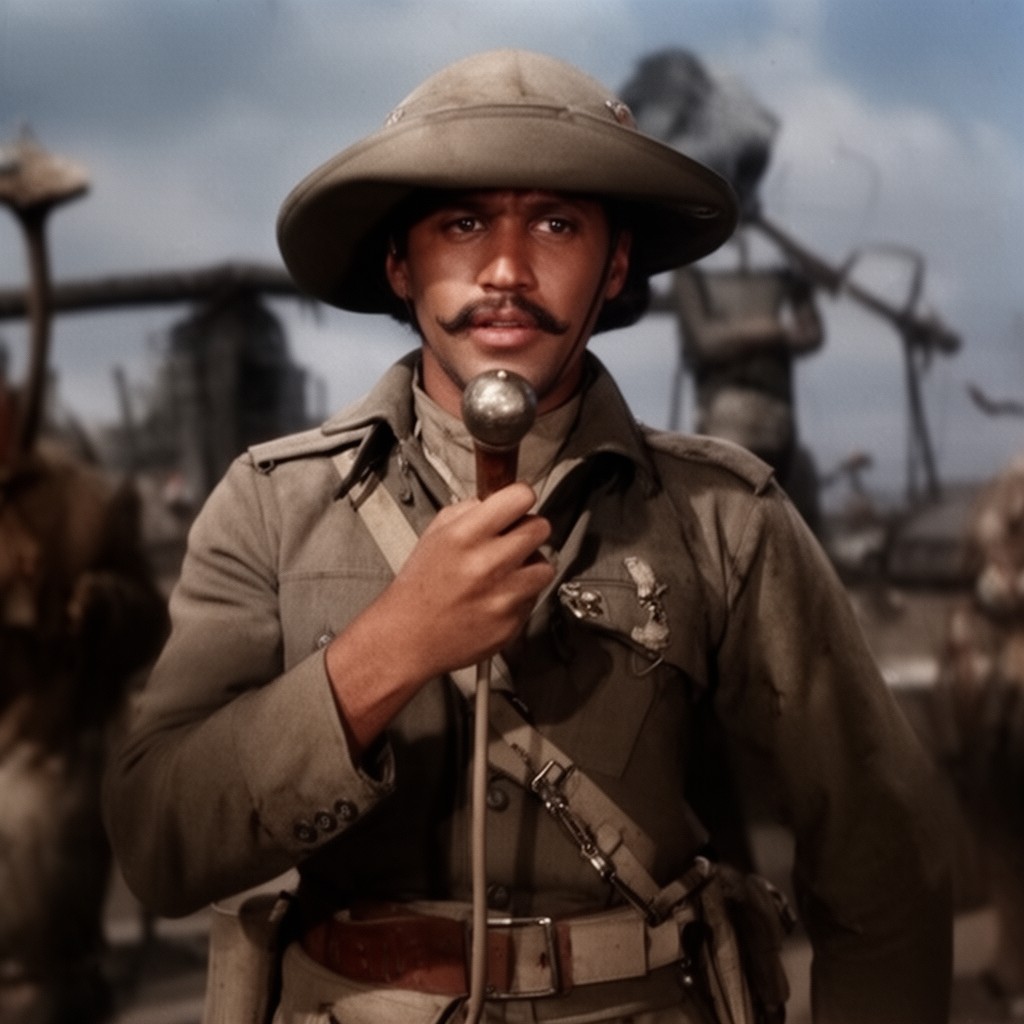 AI-generated illustration of Gunga Din
