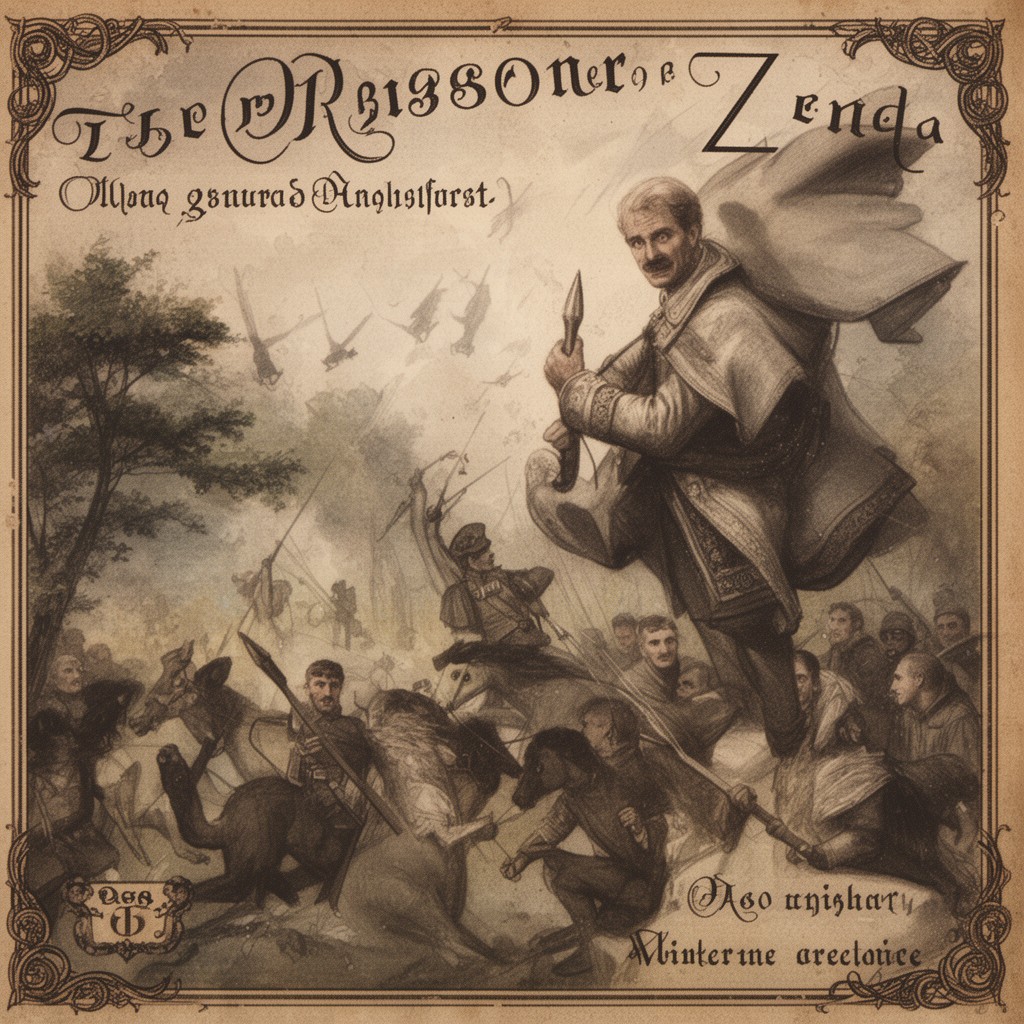 AI-generated illustration of The Prisoner of Zenda