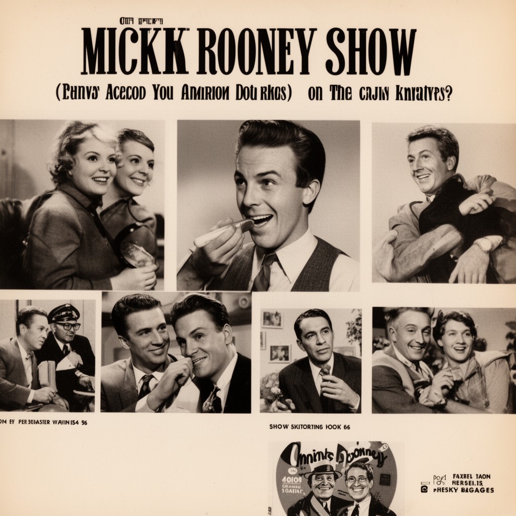 AI-generated illustration of The Mickey Rooney Show