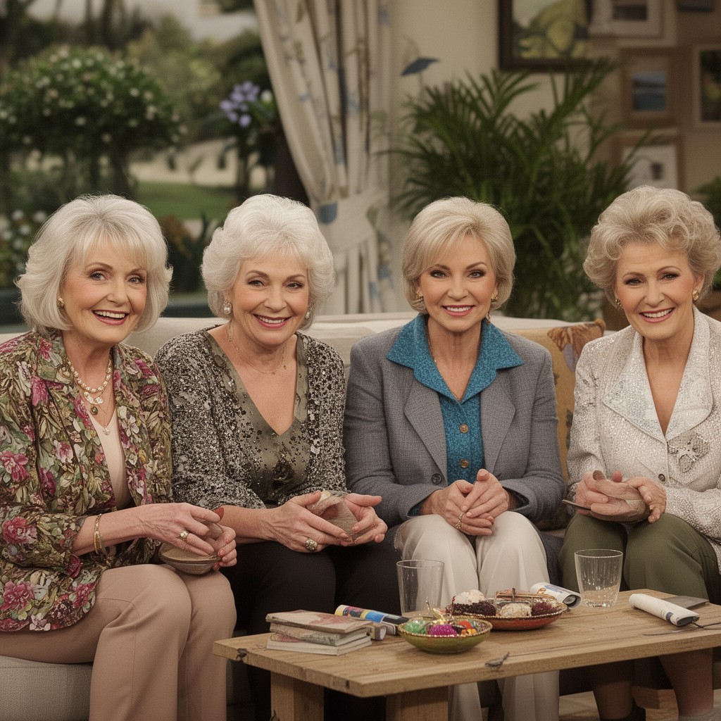 AI-generated illustration of The Golden Girls