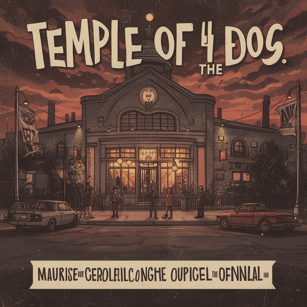 AI-generated illustration of Temple of the Dog