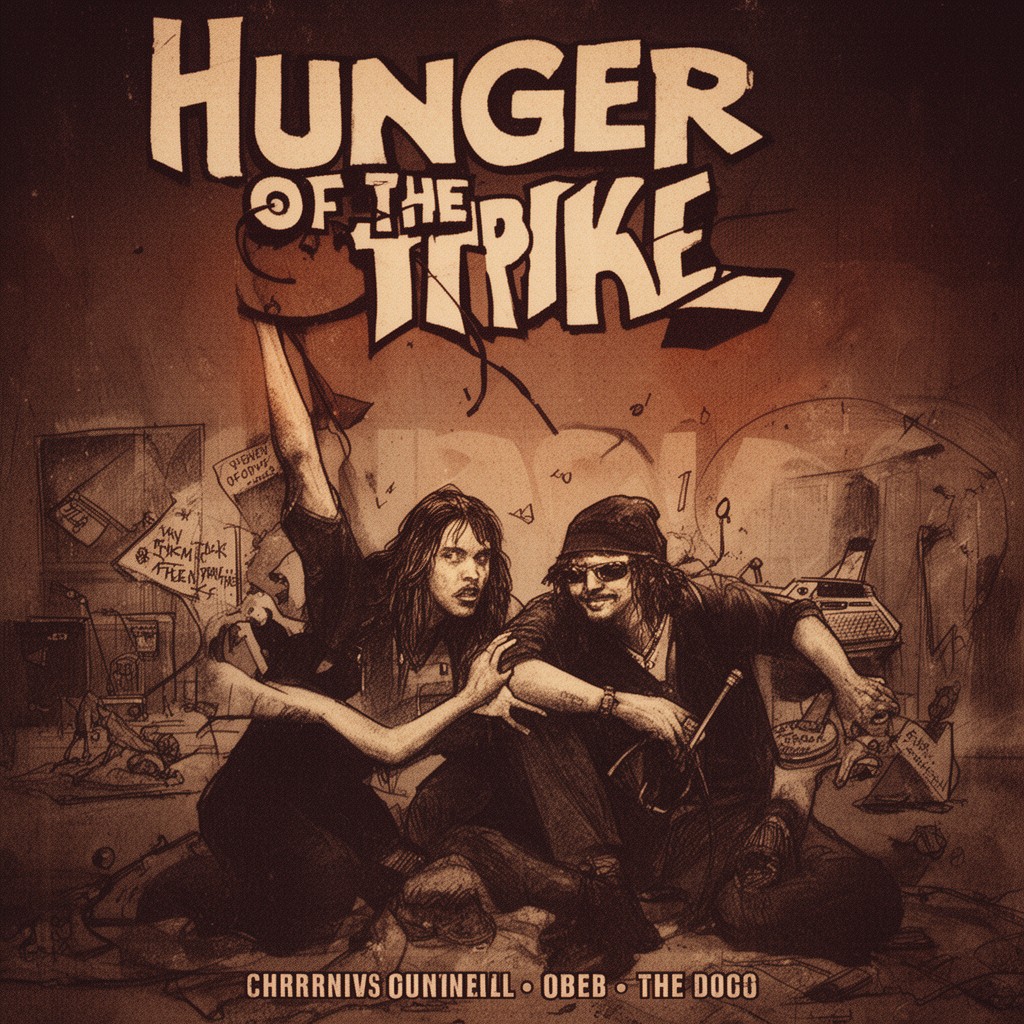 AI-generated illustration of Hunger Strike