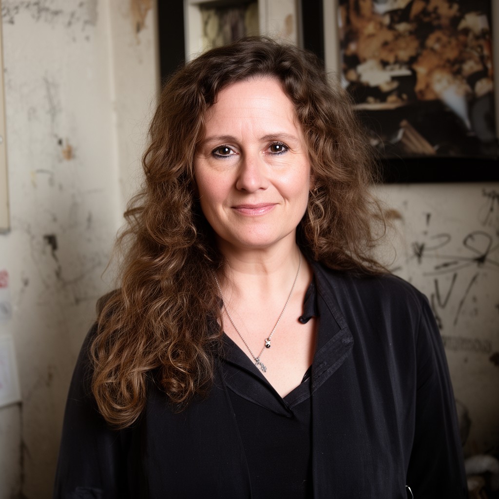 AI-generated illustration of Susan Silver