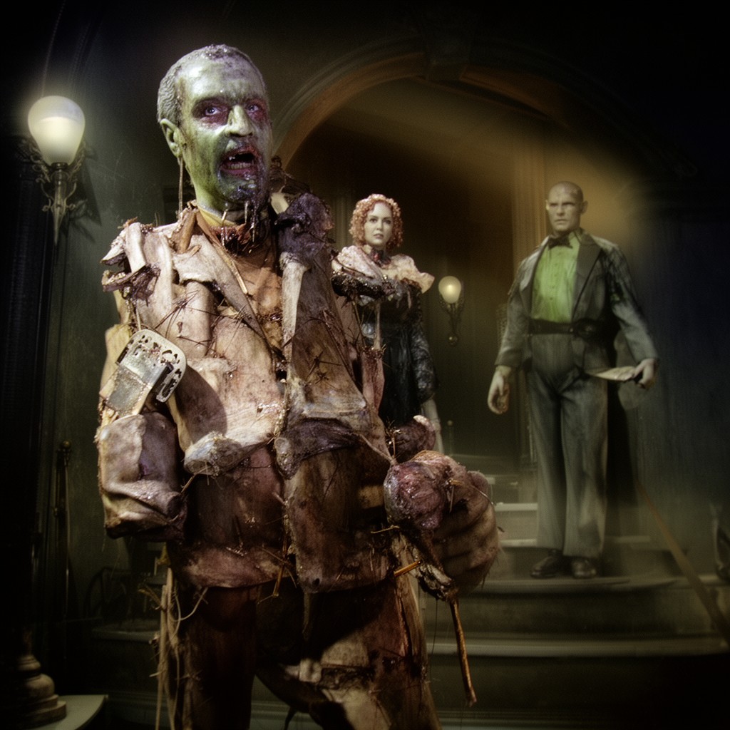 AI-generated illustration of Mystery of the Wax Museum