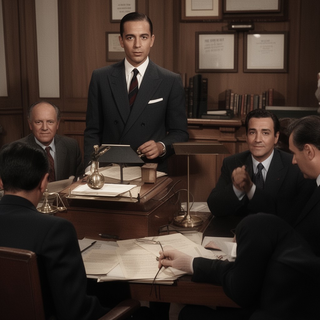 AI-generated illustration of Perry Mason