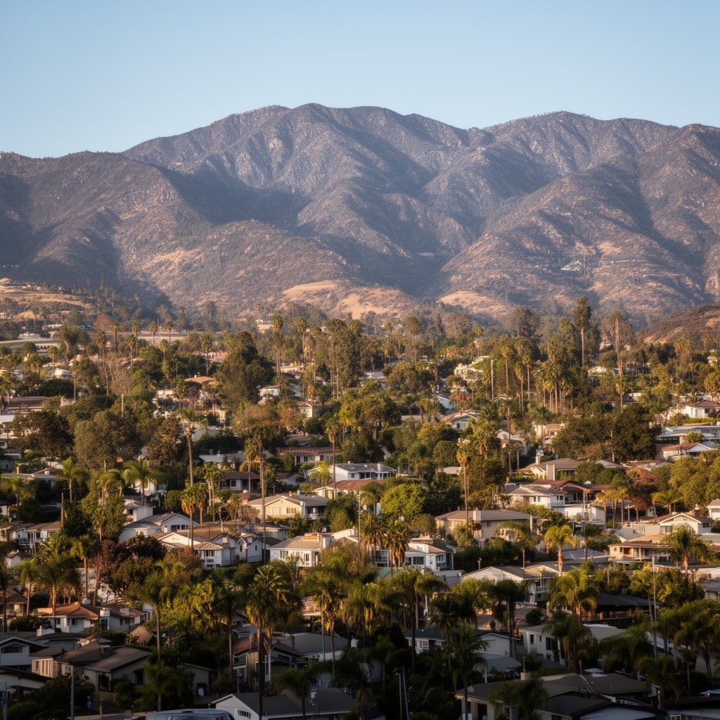AI-generated illustration of La Cañada, California, United States