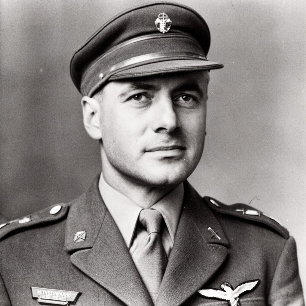 AI-generated illustration of Bernard Montgomery