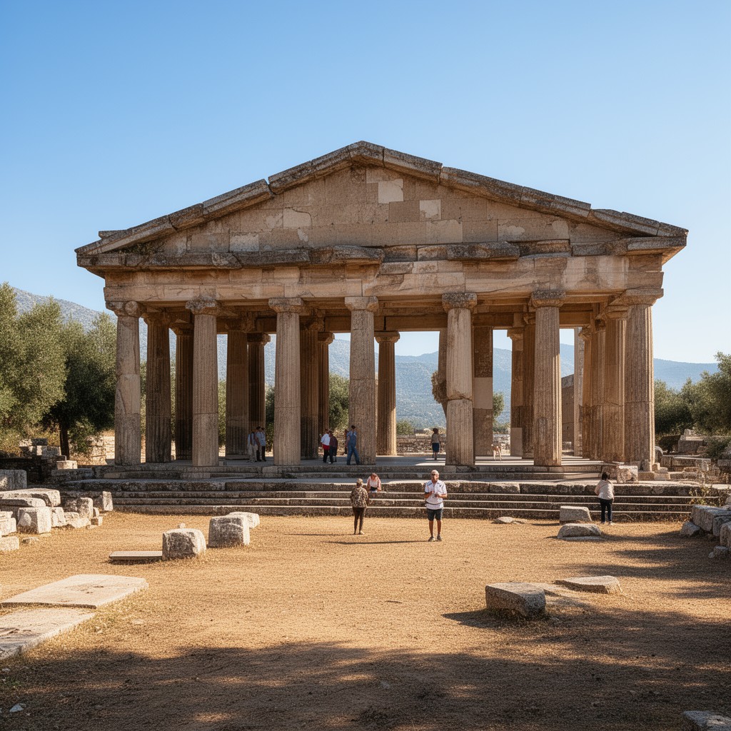 AI-generated illustration of North Stoa