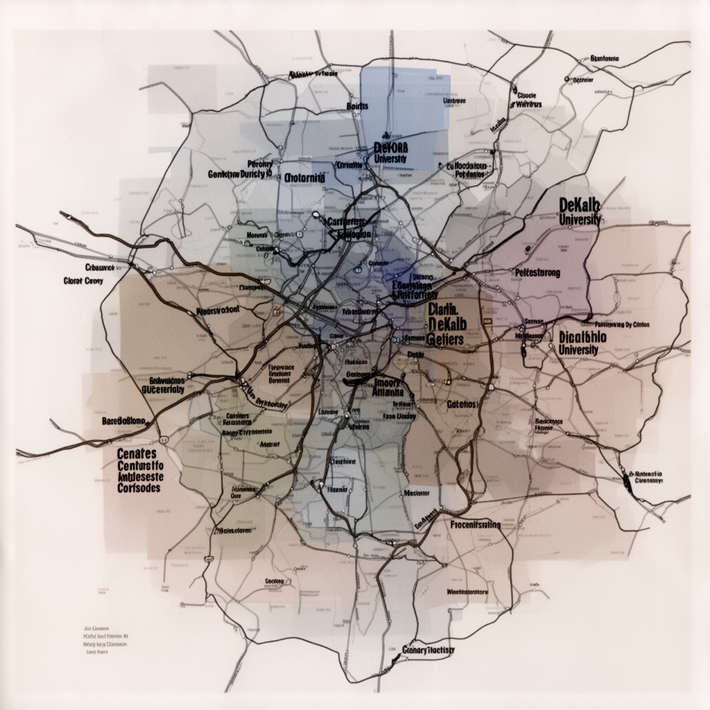 AI-generated illustration of DeKalb County