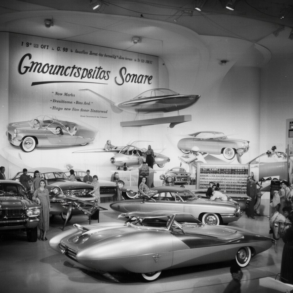 AI-generated illustration of GM Motorama