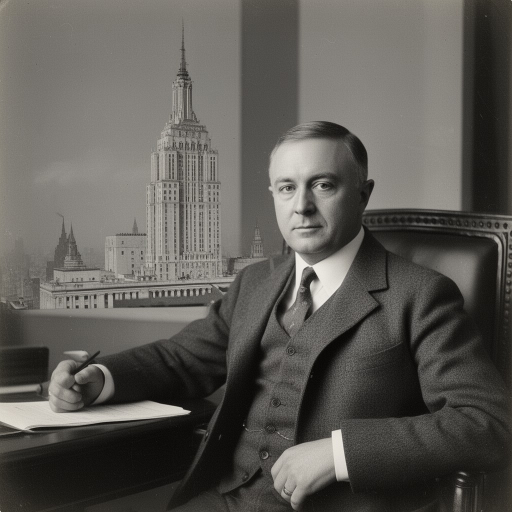 AI-generated illustration of Cass Gilbert