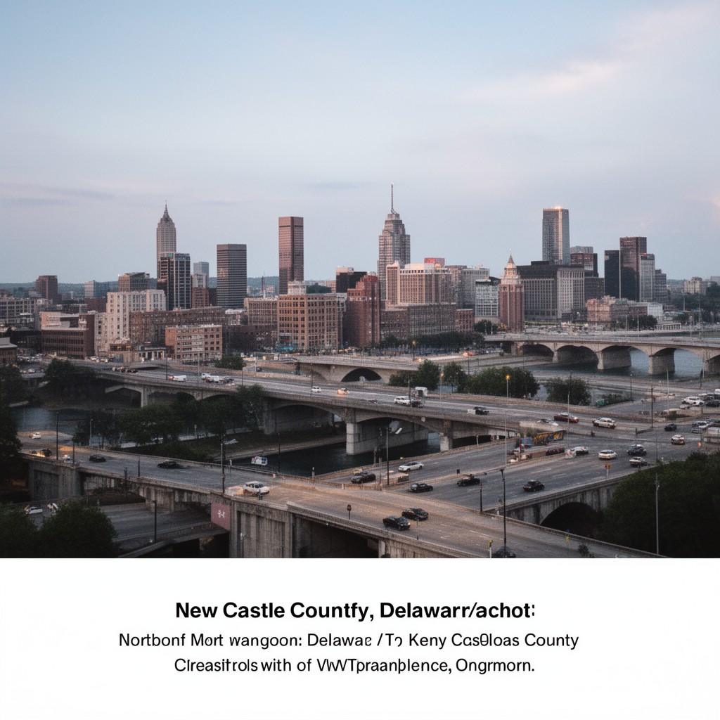 AI-generated illustration of New Castle County, Delaware