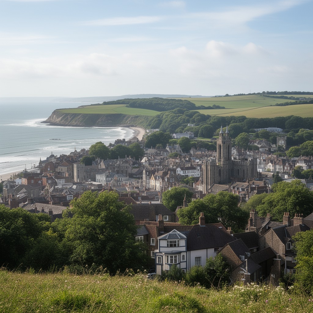 AI-generated illustration of East Sussex