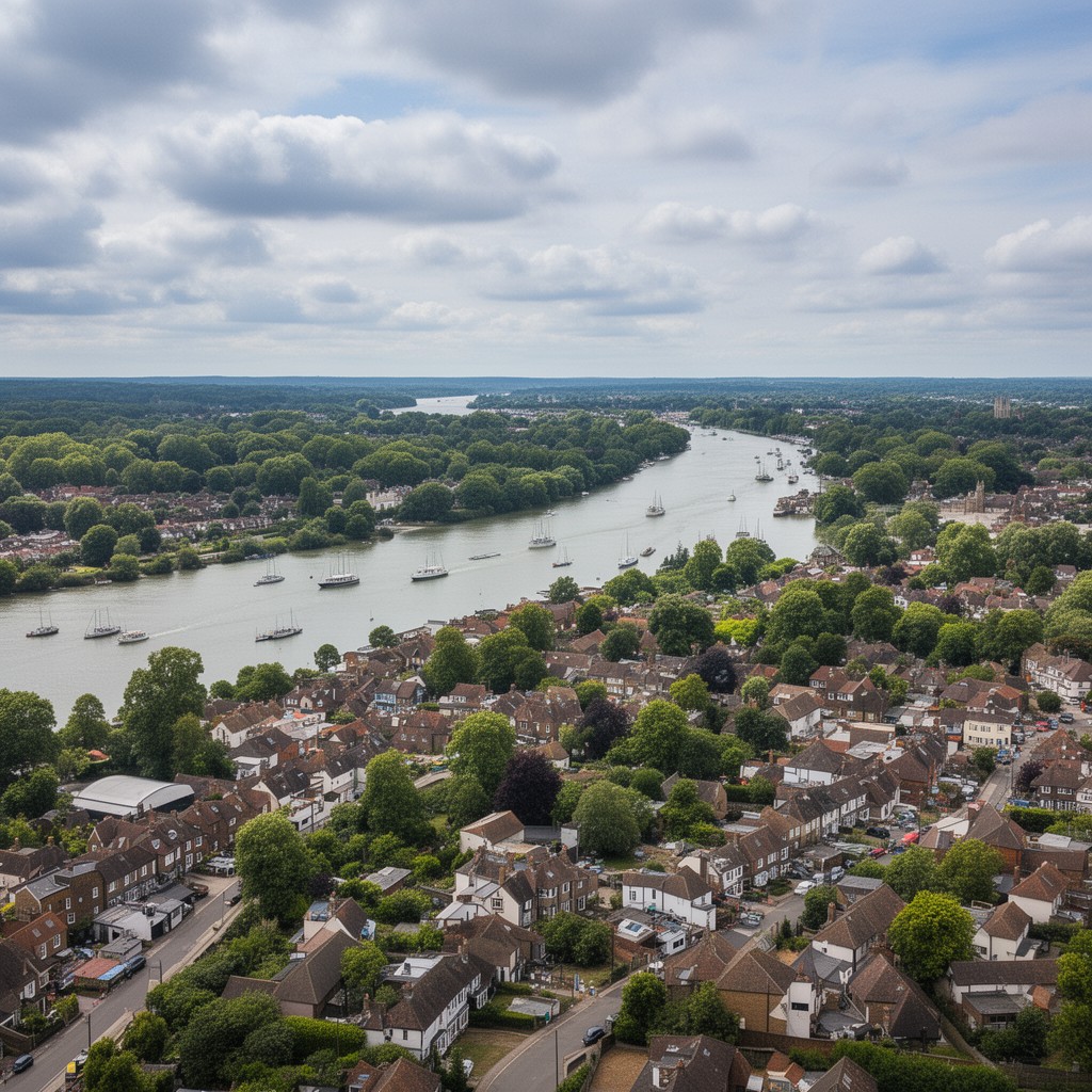 AI-generated illustration of Molesey