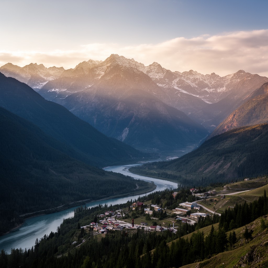 AI-generated illustration of Caucasus