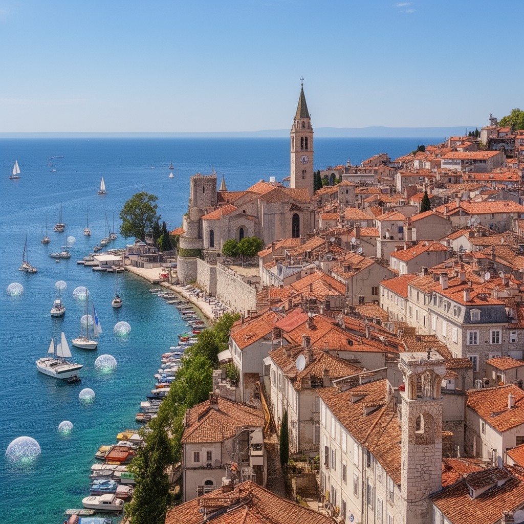 AI-generated illustration of Zadar