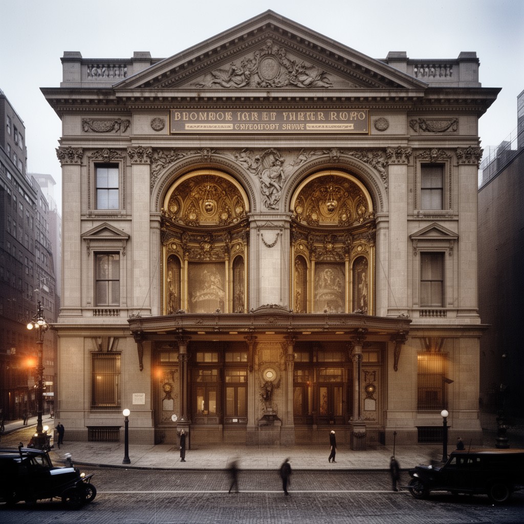 AI-generated illustration of Booth's Theatre