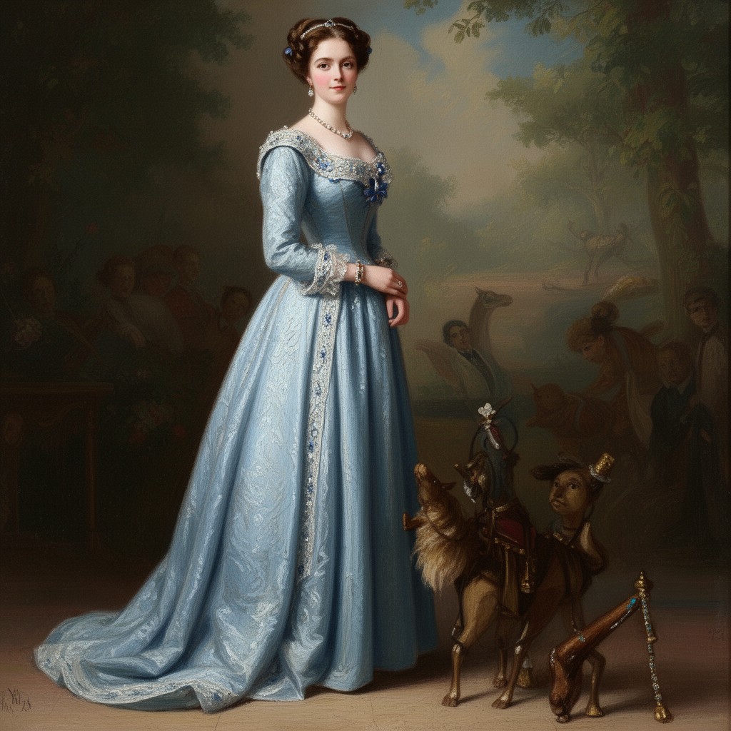 AI-generated illustration of Princess May
