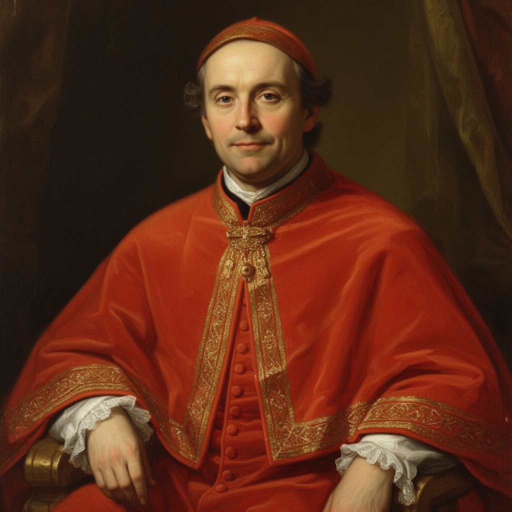AI-generated illustration of Cardinal Mazarin