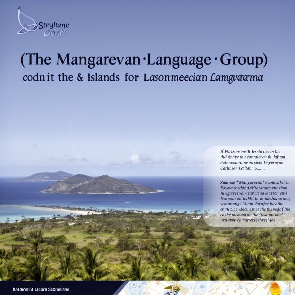 AI-generated illustration of Mangarevan language group