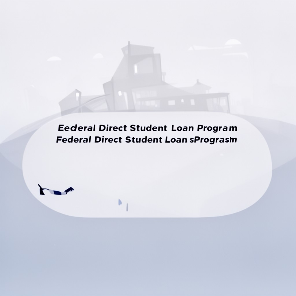 AI-generated illustration of Federal Direct Student Loan Program