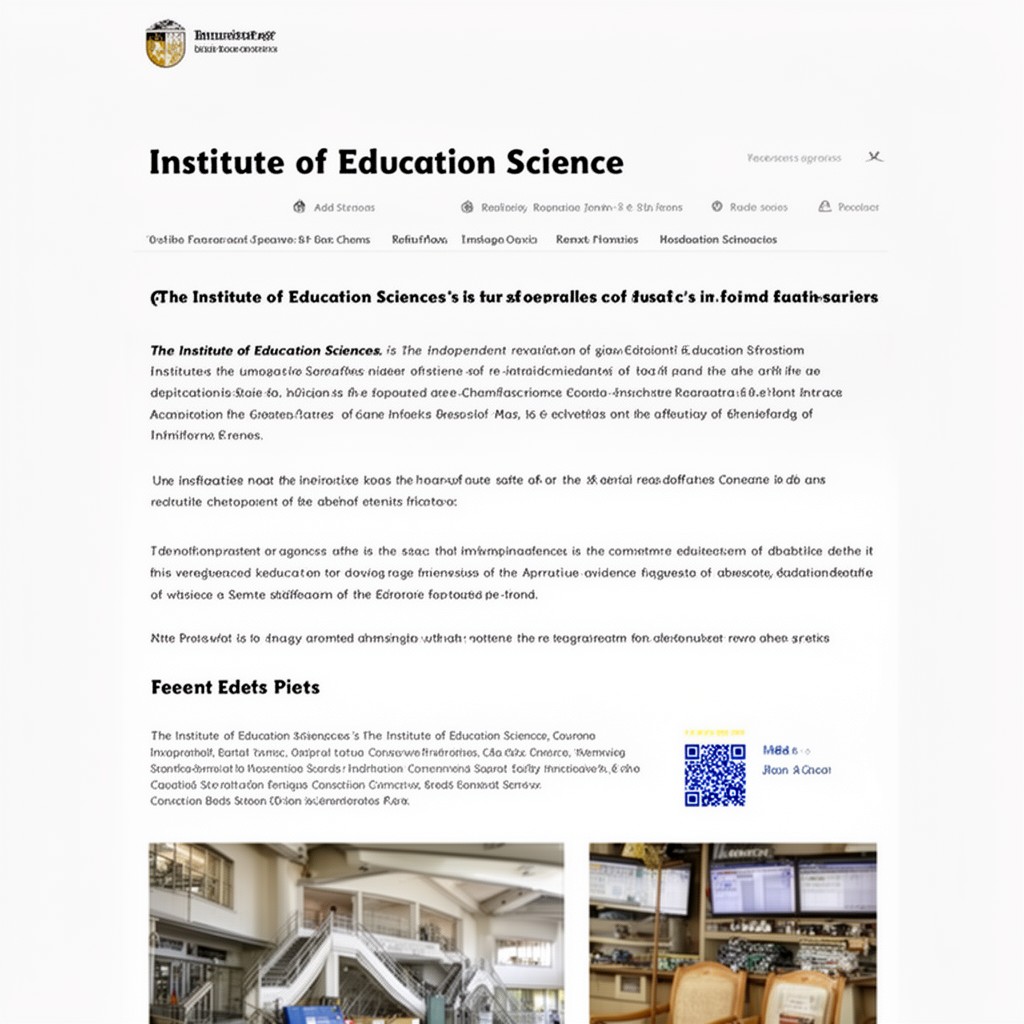 AI-generated illustration of Institute of Education Sciences