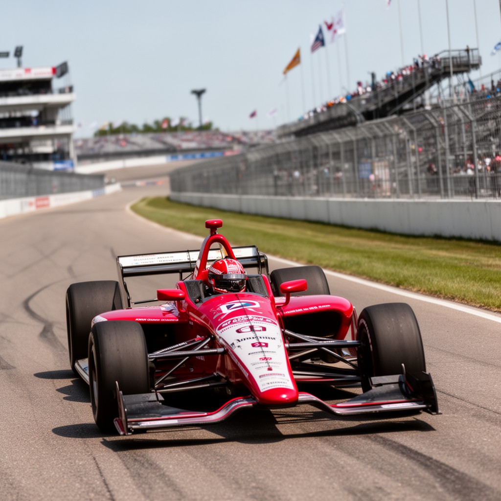 AI-generated illustration of IndyCar