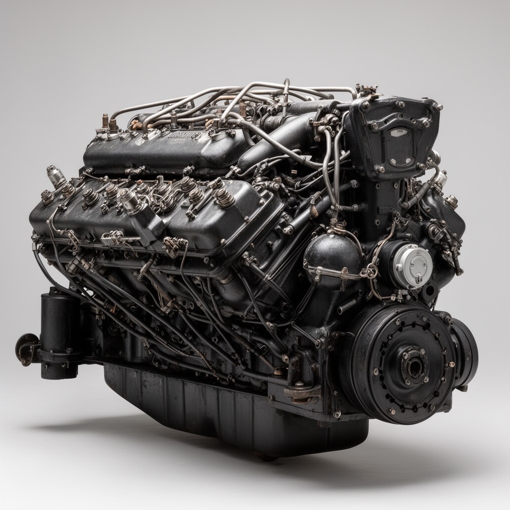 AI-generated illustration of Packard V-1650