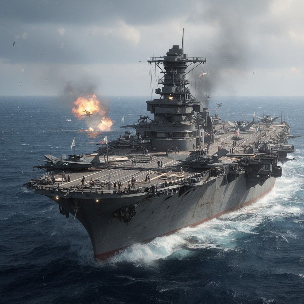 AI-generated illustration of Kaga