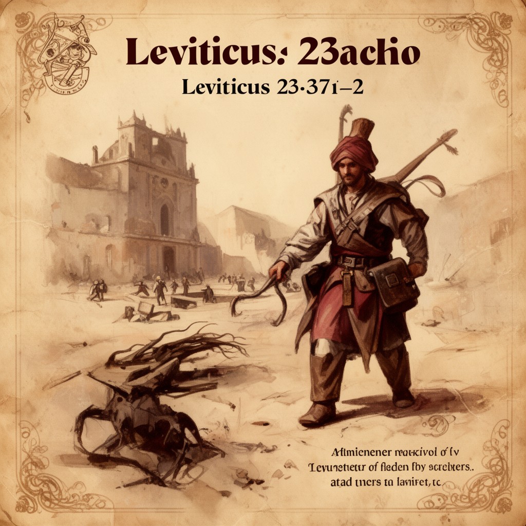 AI-generated illustration of Leviticus 23:26–32