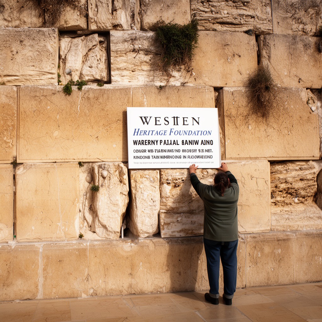 AI-generated illustration of Western Wall Heritage Foundation
