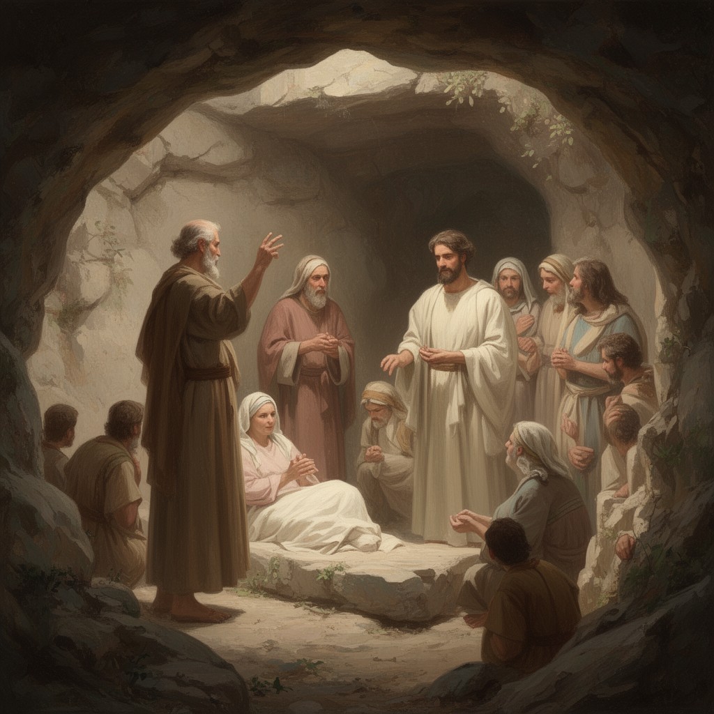 AI-generated illustration of Genesis 23