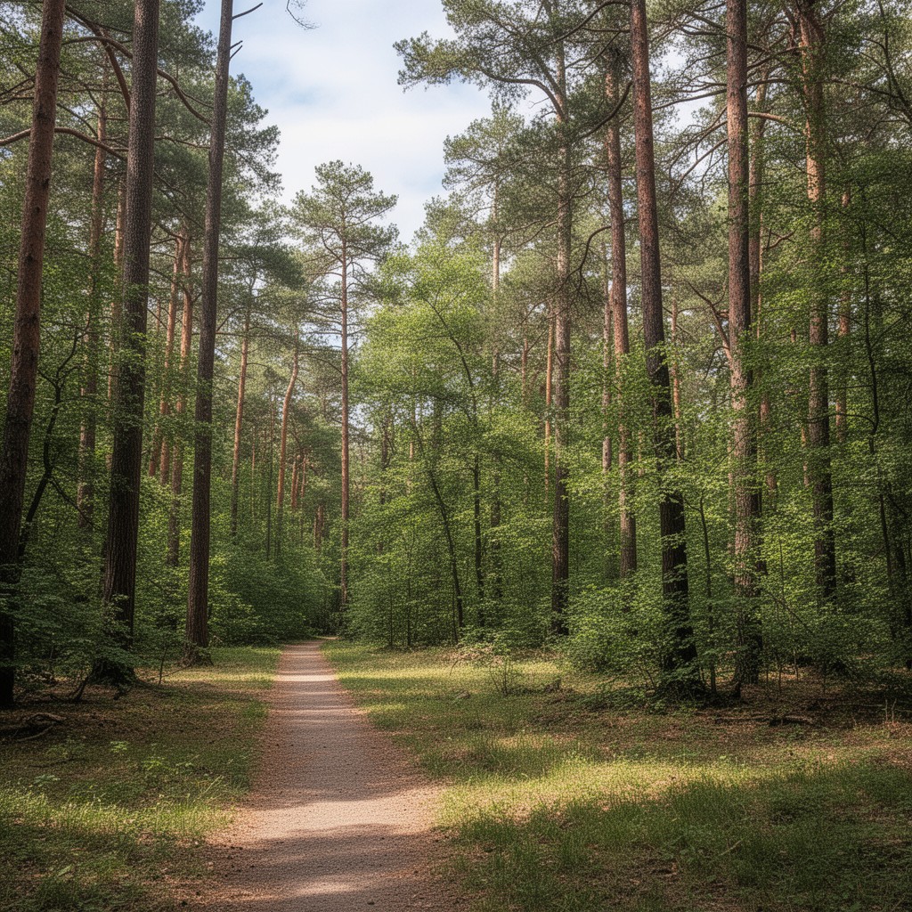 AI-generated illustration of Grunewald forest