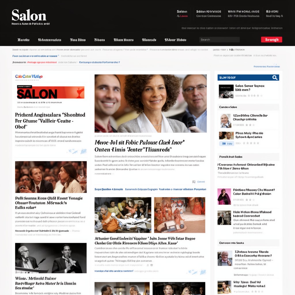 AI-generated illustration of Salon