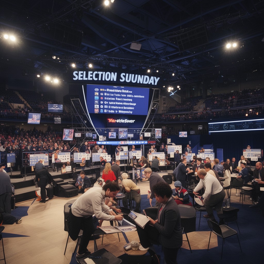 AI-generated illustration of Selection Sunday