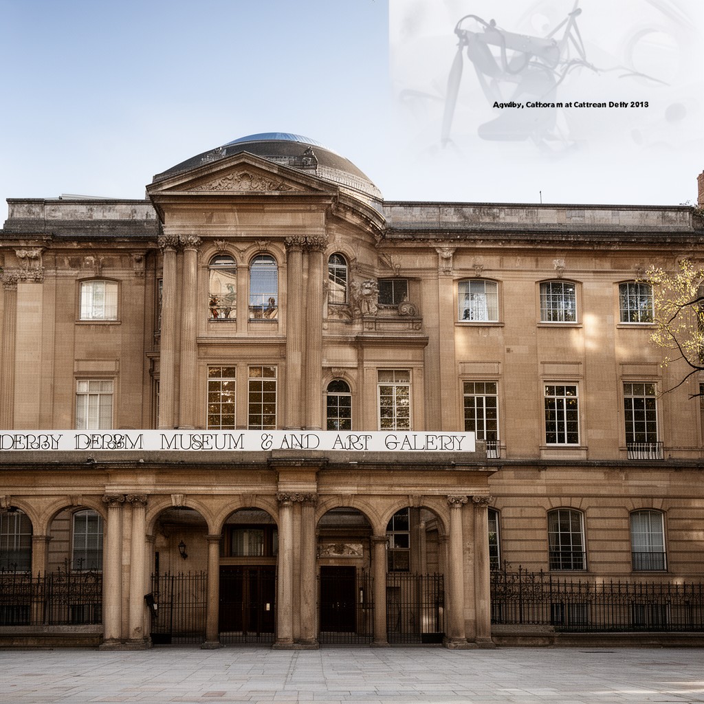 AI-generated illustration of Derby Museum and Art Gallery