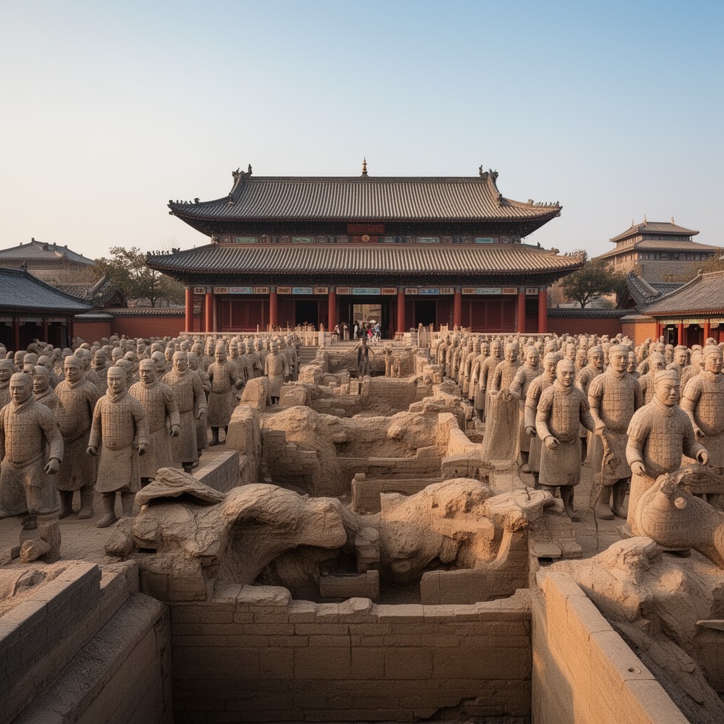 AI-generated illustration of X’ian, China