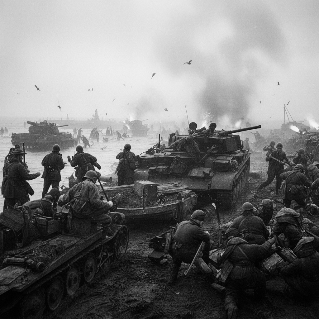 AI-generated illustration of Battle of Hel
