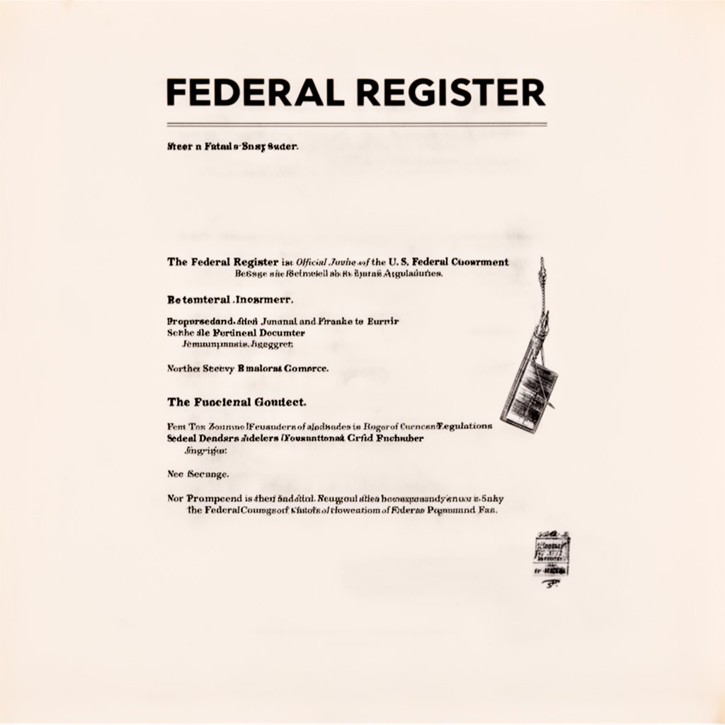 AI-generated illustration of Federal Register