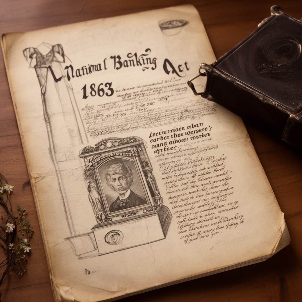 AI-generated illustration of National Banking Act of 1863