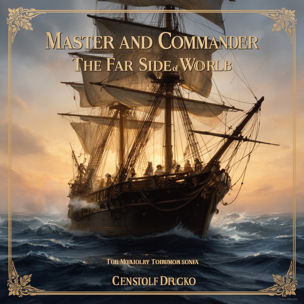 AI-generated illustration of Master and Commander: The Far Side of the World